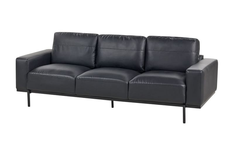 Bruna Sofa 3-seter - Svart - Møbler - Sofaer - Sofa 3 seter