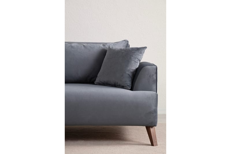 Buhara Sofa 3-seter - Mørk grå - Møbler - Sofaer - Sofa 3 seter