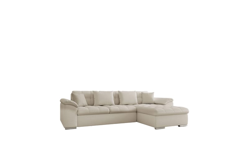 Camior Sofa med Divan 3-seter - Beige - Møbler - Sofaer - Sofa med sjeselong