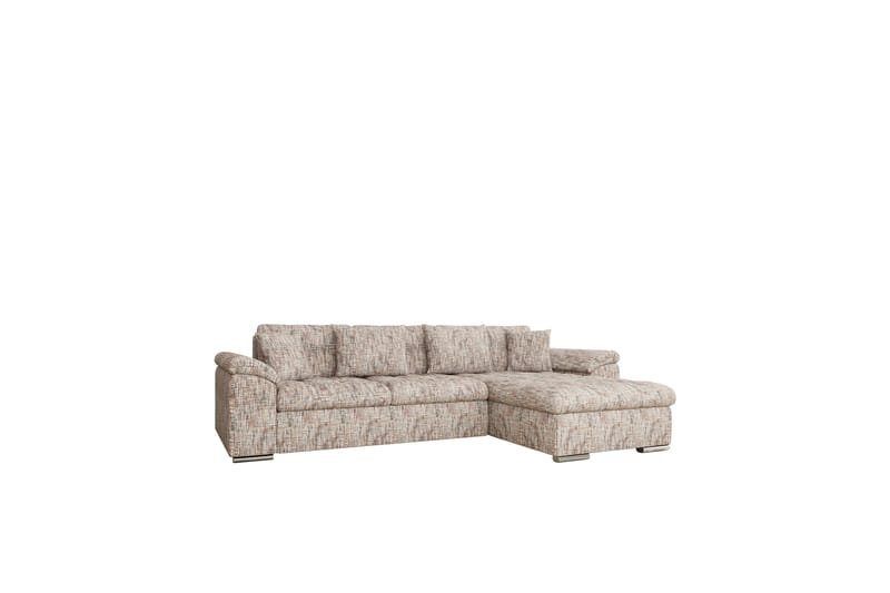 Camior Sofa med Divan 3-seter - Flerfarget/Beige - Møbler - Sofaer - Sofa med sjeselong