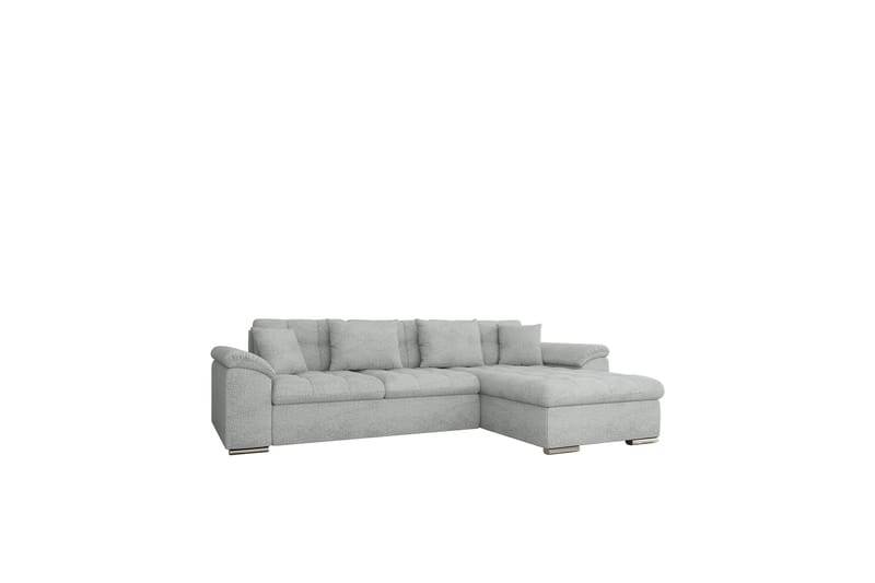 Camior Sofa med Divan 3-seter - Grå - Møbler - Sofaer - Sofa med sjeselong