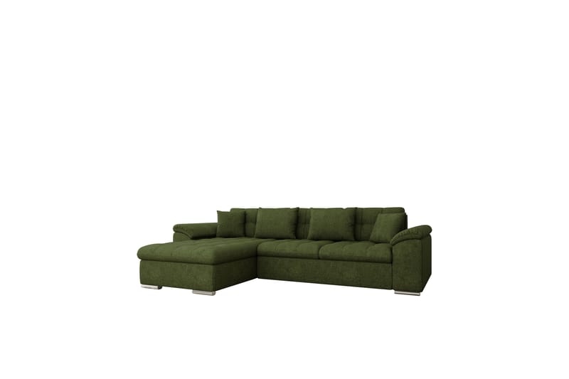 Camior Sofa med Divan 3-seter - Grønn - Møbler - Sofaer - Sofa med sjeselong