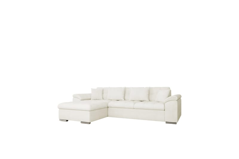 Camior Sofa med Divan 3-seter - Hvit - Møbler - Sofaer - Sofa med sjeselong