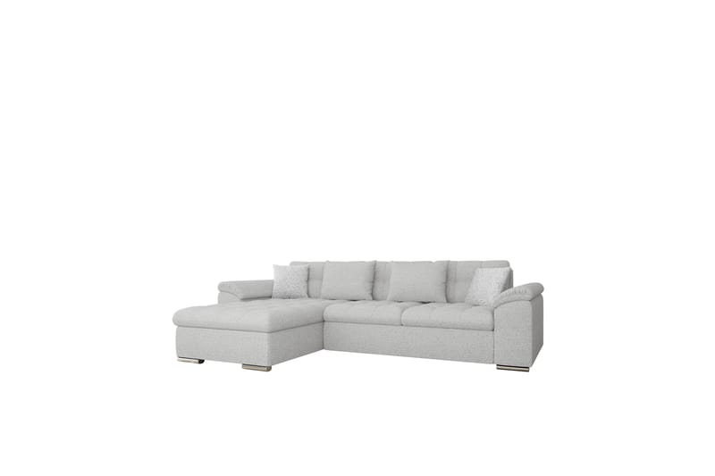 Camior Sofa med Divan 3-seter - Lys grå - Møbler - Sofaer - Sofa med sjeselong