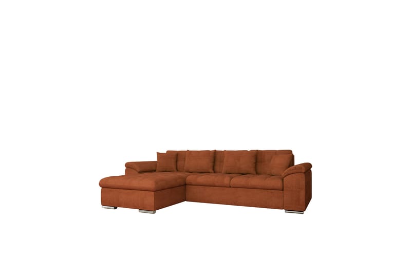 Camior Sofa med Divan 3-seter - Oransje - Møbler - Sofaer - Sofa med sjeselong