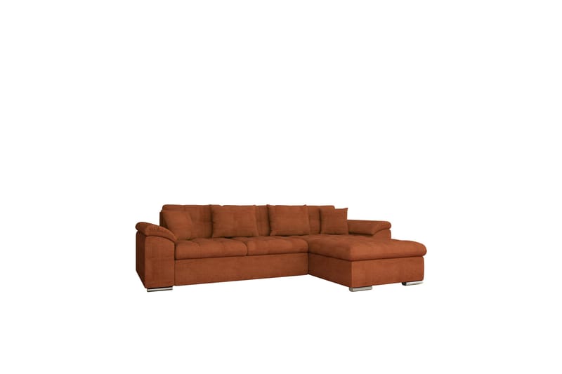 Camior Sofa med Divan 3-seter - Oransje - Møbler - Sofaer - Sofa med sjeselong