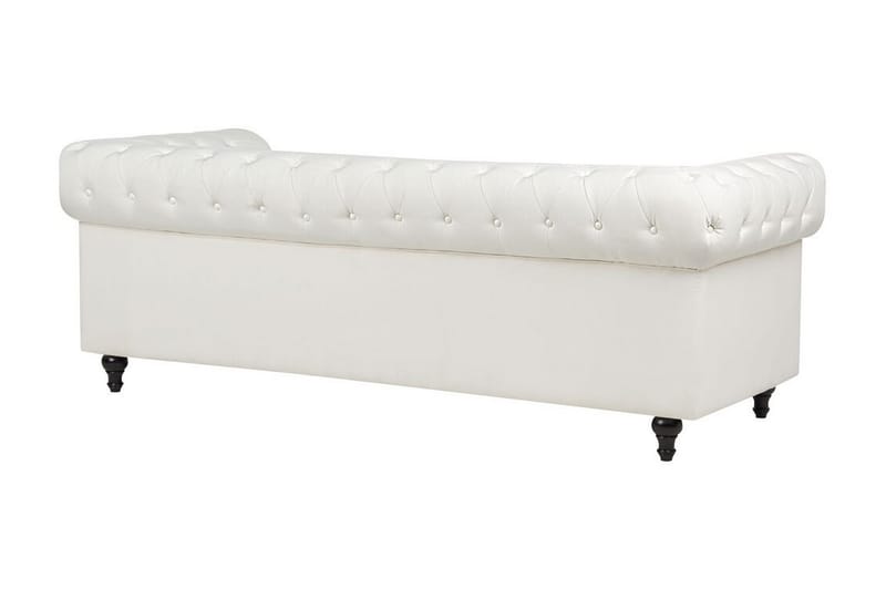 Casonya Sofa 3-seter - Hvit/Mørkt tre - Møbler - Sofaer - Sofa 3 seter