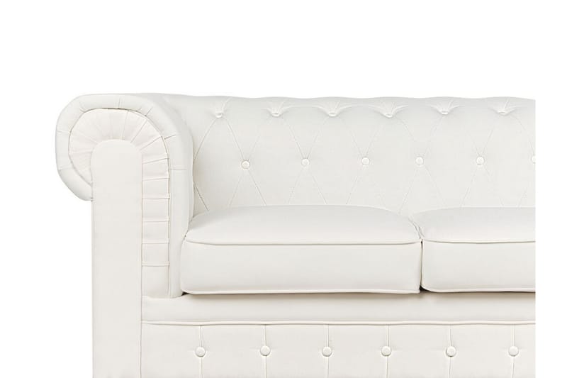 Casonya Sofa 3-seter - Hvit/Mørkt tre - Møbler - Sofaer - Sofa 3 seter