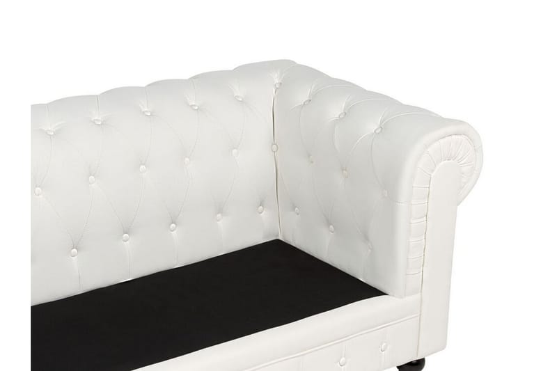 Casonya Sofa 3-seter - Hvit/Mørkt tre - Møbler - Sofaer - Sofa 3 seter