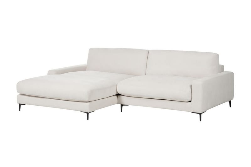 Cathy Hjørnesofa 3-seter - Hvit/Svart - Møbler - Sofaer - Hjørnesofa