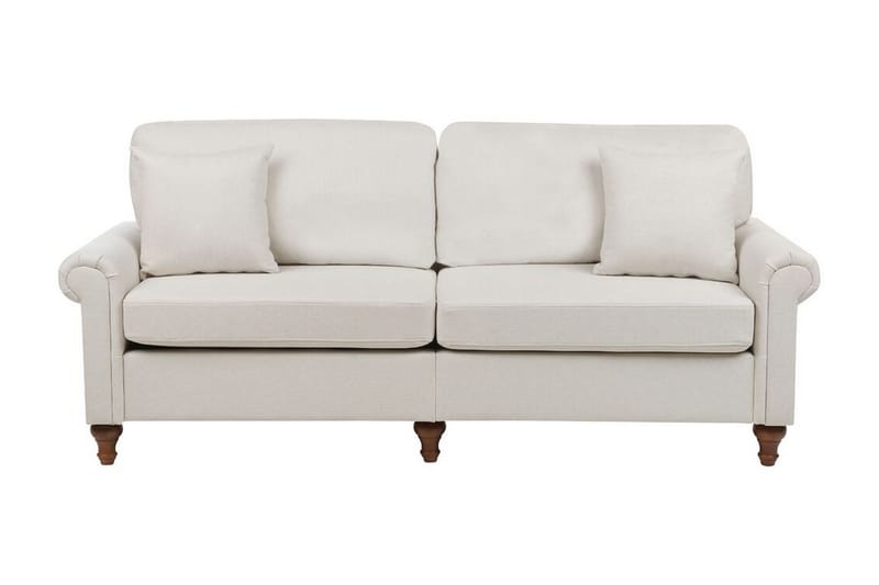 Cher Sofa 3-seter - Beige/Mørkt tre - Møbler - Sofaer - Sofa 3 seter