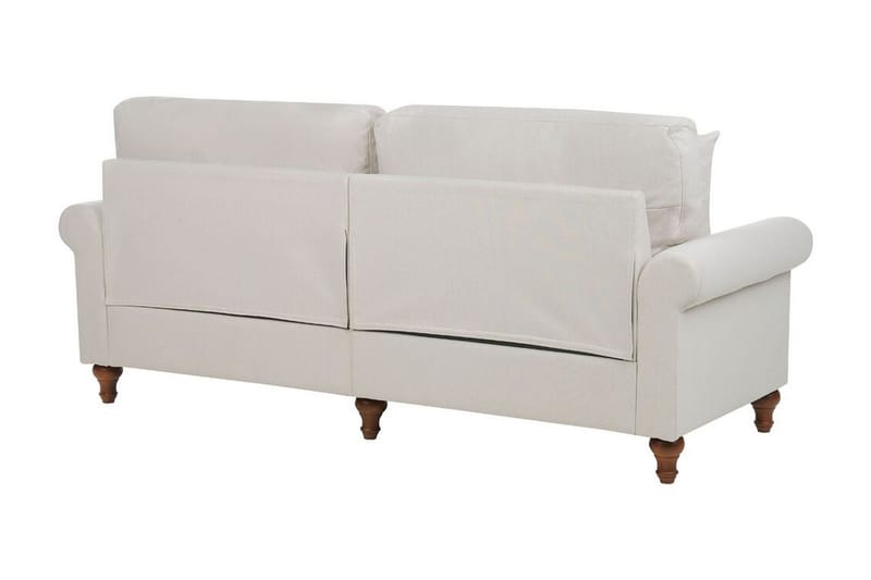 Cher Sofa 3-seter - Beige/Mørkt tre - Møbler - Sofaer - Sofa 3 seter