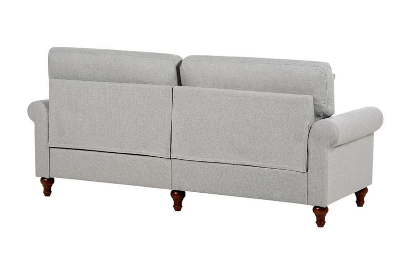 Cher Sofa 3-seter - Grå/Mørkt tre - Møbler - Sofaer - Sofa 3 seter