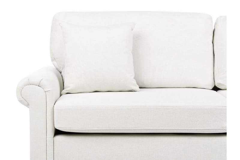 Cher Sofa 3-seter - Hvit/Mørkt tre - Møbler - Sofaer - Sofa 3 seter