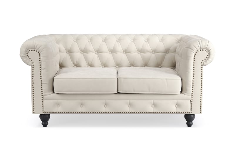 Chesterfield Deluxe 2-seters Sofa - Beige - Møbler - Sofaer - 2 seter sofa