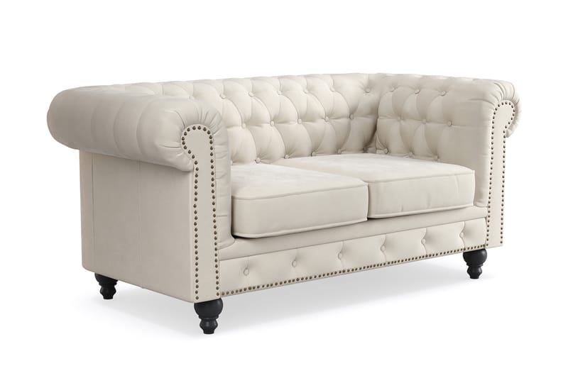 Chesterfield Deluxe 2-seters Sofa - Beige - Møbler - Sofaer - 2 seter sofa