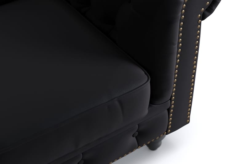 Chesterfield Deluxe 2-seters Sofa - Svart - Møbler - Sofaer - 2 seter sofa