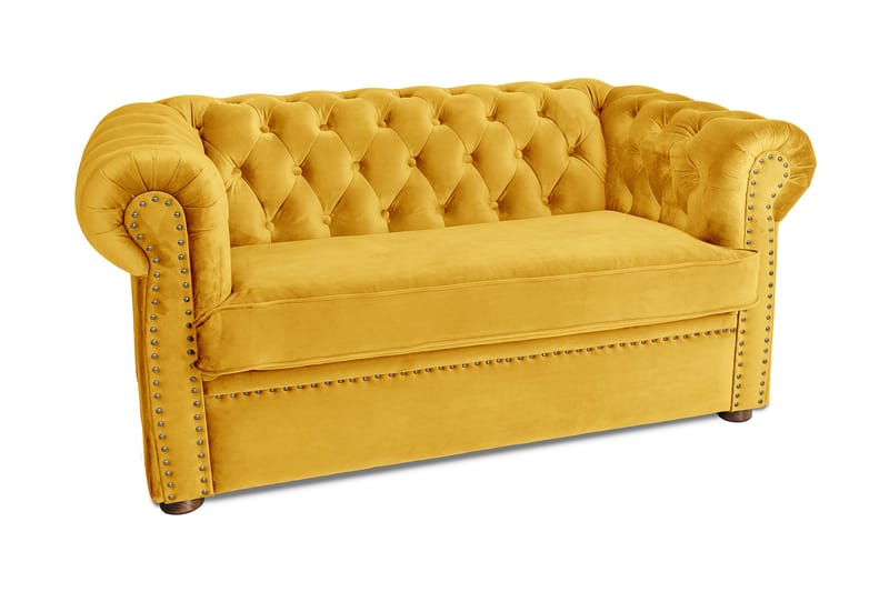 Chesterfield Deluxe Sovesofa 2-seters - Møbler - Sofaer - Sovesofaer - 2 seters sovesofa