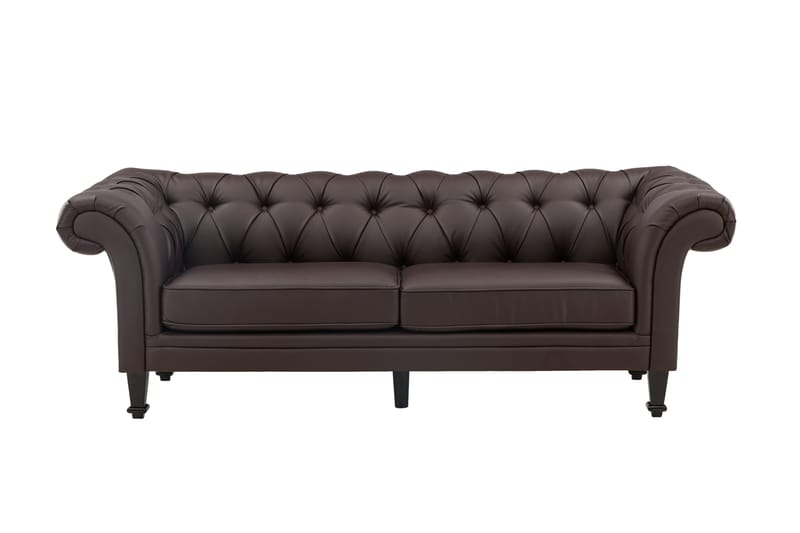 �Ätran Chesterfield Sofa 2-seter - Brun - Møbler - Sofaer - Chesterfield sofaer