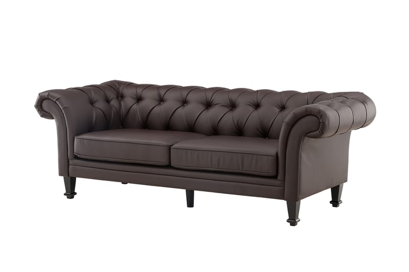 Ätran Chesterfield Sofa 2-seter - Brun - Møbler - Sofaer - Chesterfield sofaer