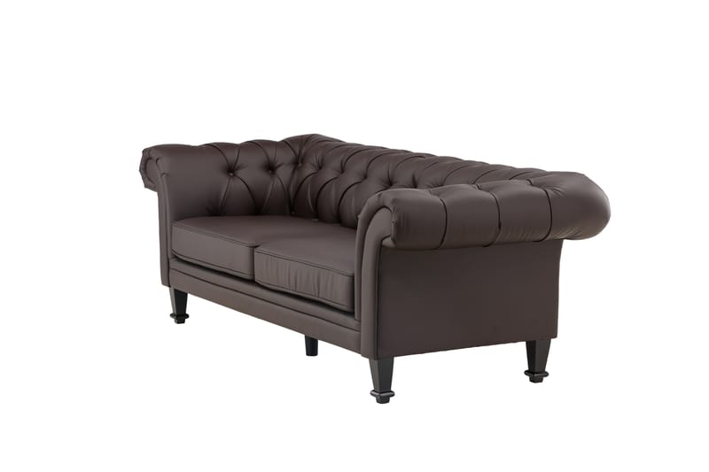 Ätran Chesterfield Sofa 2-seter - Brun - Møbler - Sofaer - Chesterfield sofaer