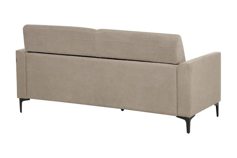 Chet Sofa 3-seter - Beige/Svart - Møbler - Sofaer - Sofa 3 seter