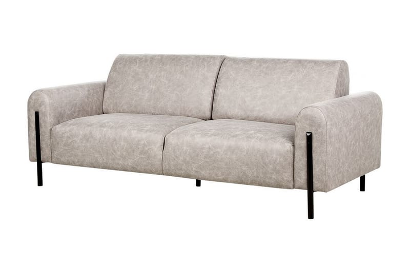 Christa Sofa 3-seter - Grå/Svart - Møbler - Sofaer - Sofa 3 seter