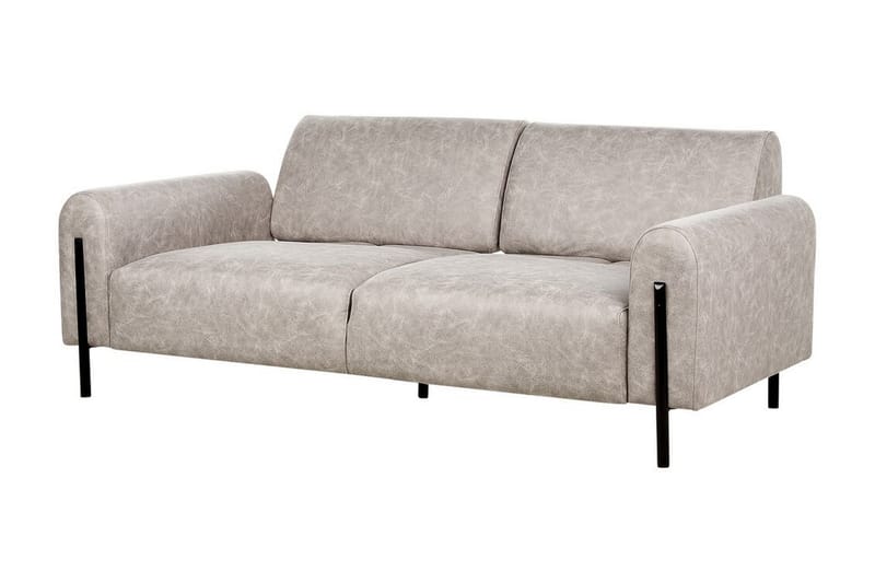 Christa Sofa 3-seter - Grå/Svart - Møbler - Sofaer - Sofa 3 seter