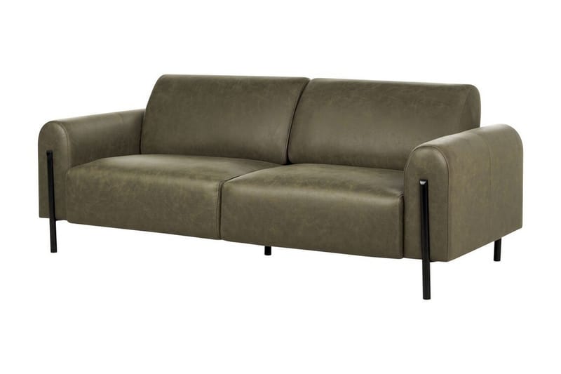 Christa Sofa 3-seter - Grønn/Svart - Møbler - Sofaer - Sofa 3 seter