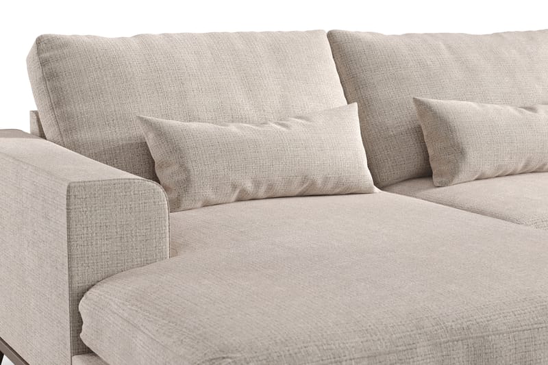 Copenhagen Stor U Sofa med Divan og Sjeselong Høyre - Beige - Møbler - Sofaer - U-sofa