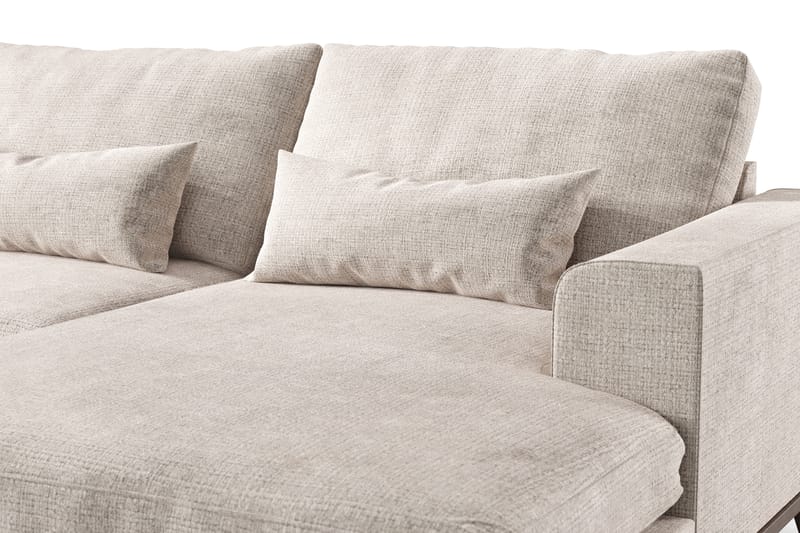 Copenhagen Stor U Sofa med Divan og Sjeselong Venstre - Beige - Møbler - Sofaer - U-sofa