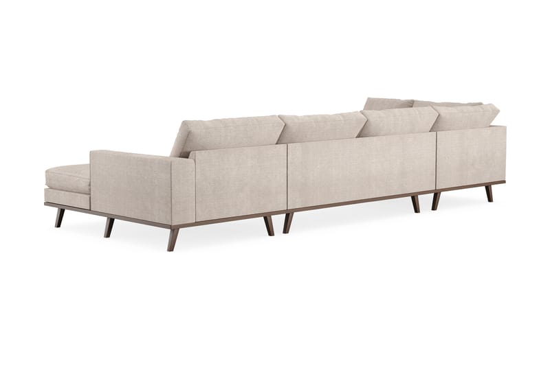 Copenhagen Stor U Sofa med Divan og Sjeselong Venstre - Beige - Møbler - Sofaer - U-sofa