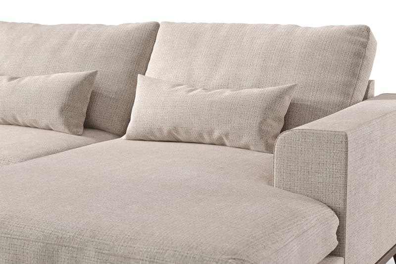 Copenhagen Stor U Sofa med Divan og Sjeselong Venstre - Beige - Møbler - Sofaer - U-sofa