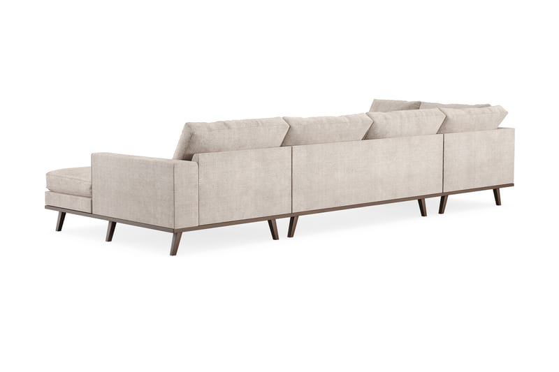 Copenhagen Stor U Sofa med Divan og Sjeselong Venstre - Beige - Møbler - Sofaer - U-sofa