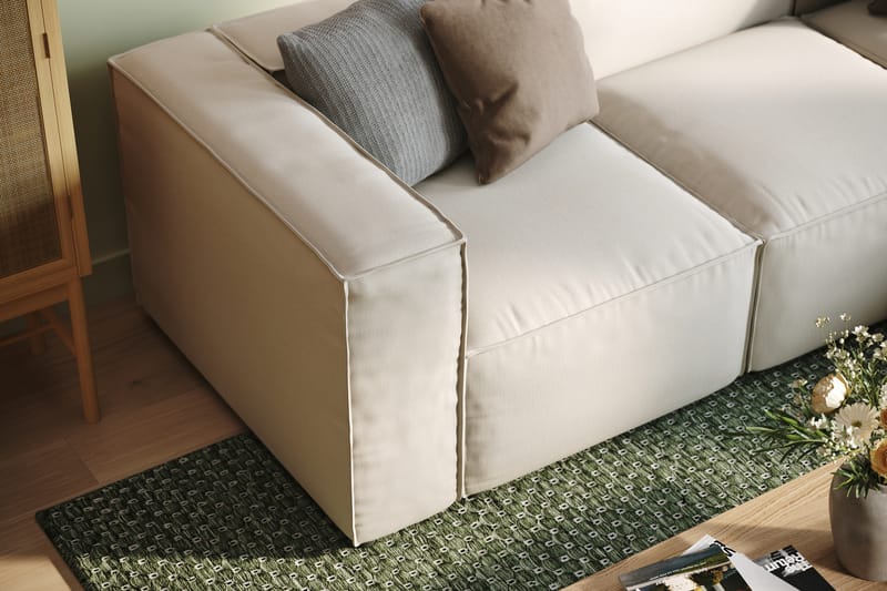 Cubo 3-seters soffa - Beige - Møbler - Sofaer - Sofa 3 seter