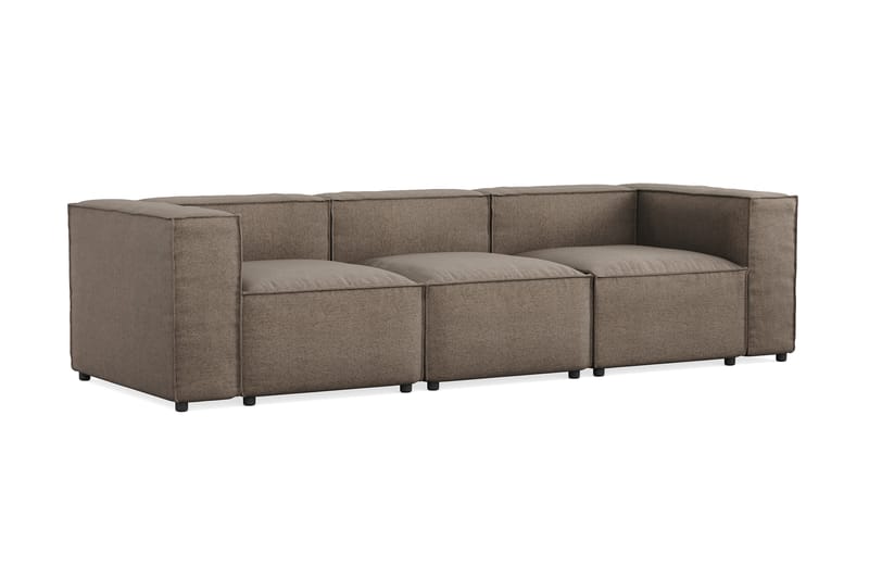 Cubo 3-seters soffa - Grå - Møbler - Sofaer - Sofa 3 seter