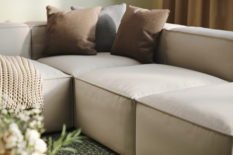 Cubo Hjørnesofa - Beige - Møbler - Sofaer - Hjørnesofa