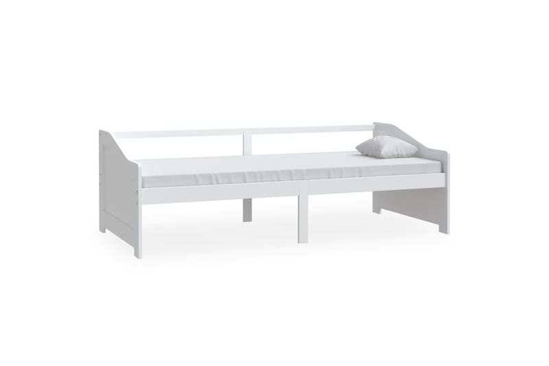 Sengeramme 3 seter heltre furu 90x200 cm hvit - Hvit - Møbler - Sofaer - Dagsenger