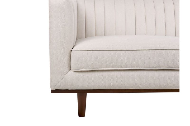 Daymian Sofa 3-seter - Beige/Mørkt tre - Møbler - Sofaer - Sofa 3 seter