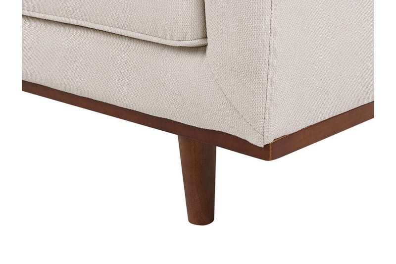 Daymian Sofa 3-seter - Beige/Mørkt tre - Møbler - Sofaer - Sofa 3 seter