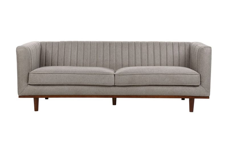 Daymian Sofa 3-seter - Brun/Mørkt tre - Møbler - Sofaer - Sofa 3 seter