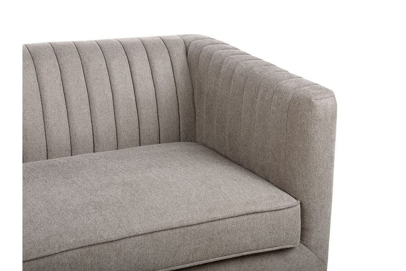 Daymian Sofa 3-seter - Brun/Mørkt tre - Møbler - Sofaer - Sofa 3 seter