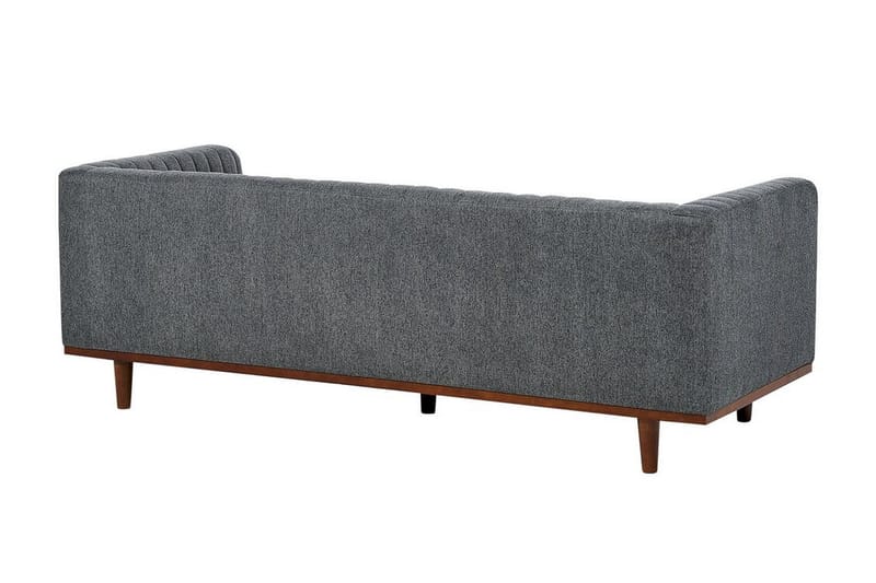 Daymian Sofa 3-seter - Grå/Mørkt tre - Møbler - Sofaer - Sofa 3 seter