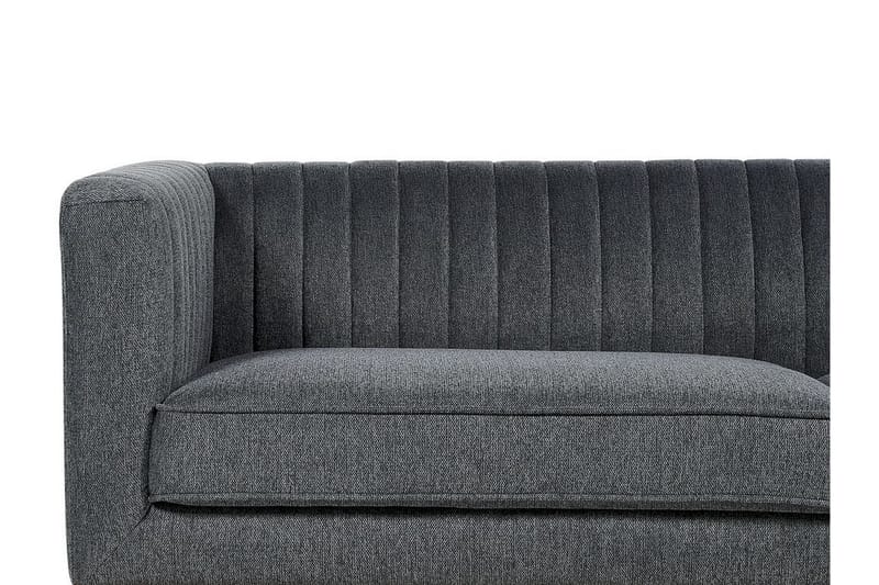 Daymian Sofa 3-seter - Grå/Mørkt tre - Møbler - Sofaer - Sofa 3 seter