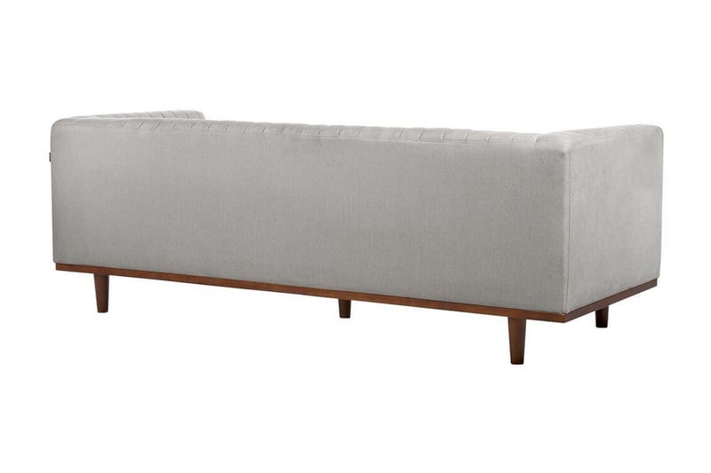 Daymian Sofa 3-seter - Grå/Mørkt tre - Møbler - Sofaer - Sofa 3 seter