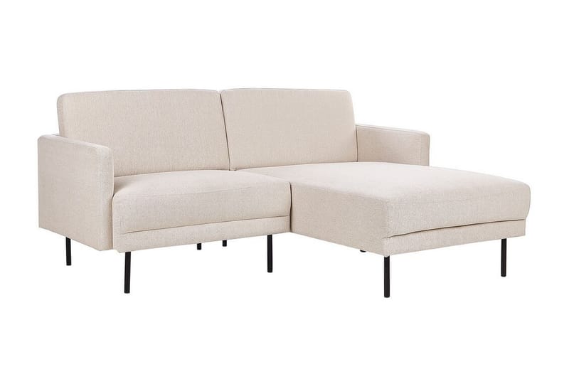 Deajna Hjørnesofa 2-seter - Beige/Svart - Møbler - Sofaer - Hjørnesofa