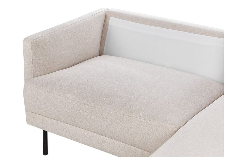 Deajna Hjørnesofa 2-seter - Beige/Svart - Møbler - Sofaer - Hjørnesofa