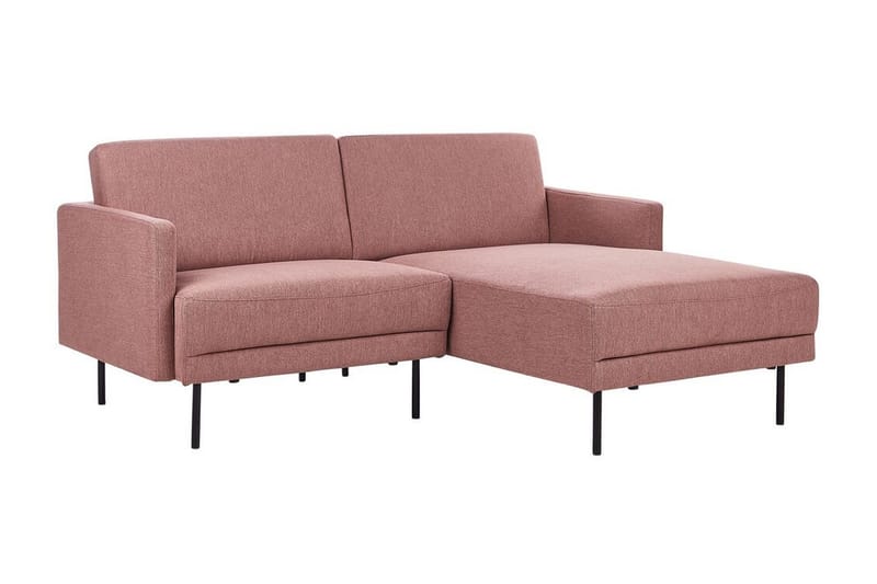 Deajna Hjørnesofa 2-seter - Rosa/Brun/Svart - Møbler - Sofaer - Hjørnesofa