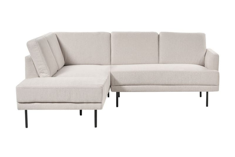 Deajna Hjørnesofa 4-seter - Beige/Svart - Møbler - Sofaer - Hjørnesofa