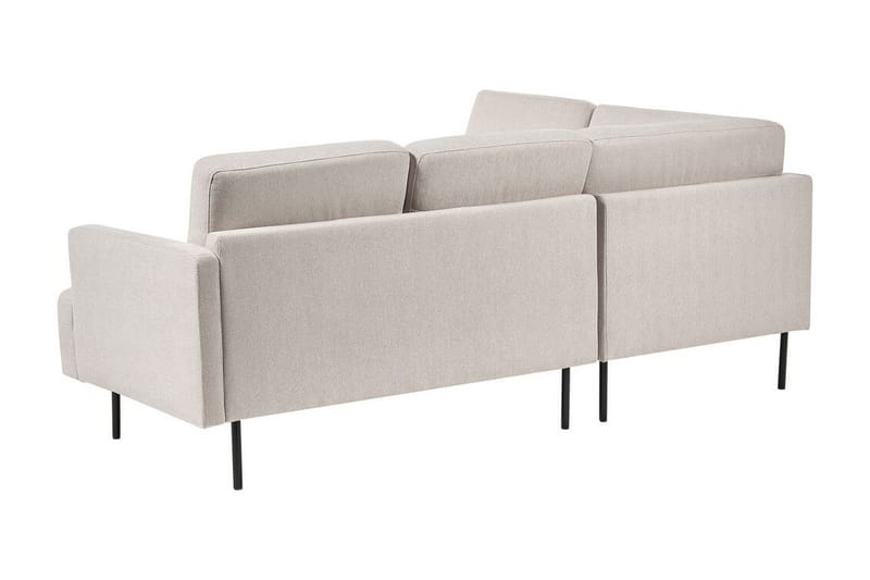 Deajna Hjørnesofa 4-seter - Beige/Svart - Møbler - Sofaer - Hjørnesofa